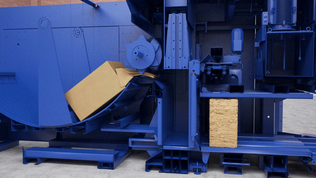 Sistema de enfardamento automático Strautmann BaleTainer