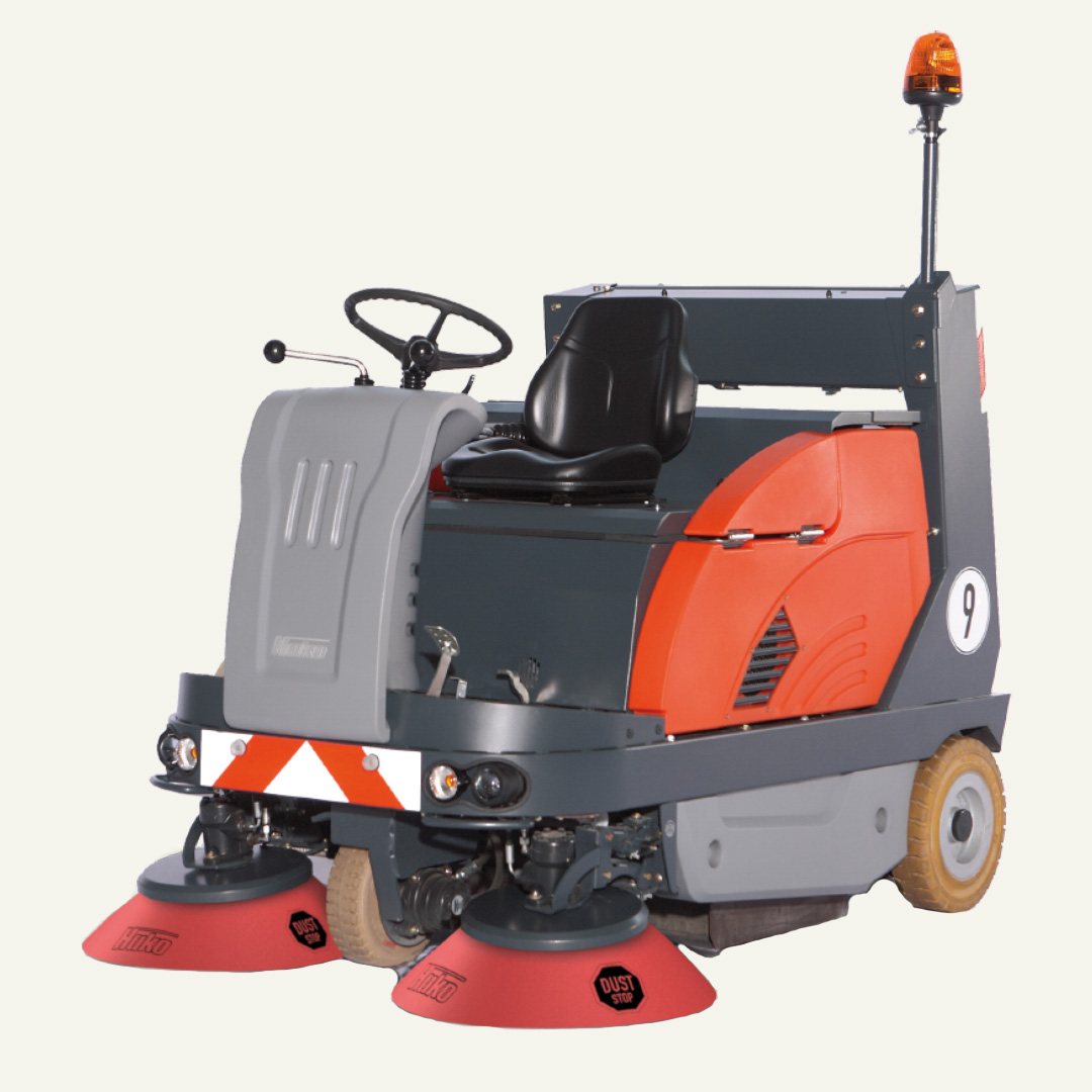 Varredora Hako Sweepmaster 1200 RH para limpeza profissional