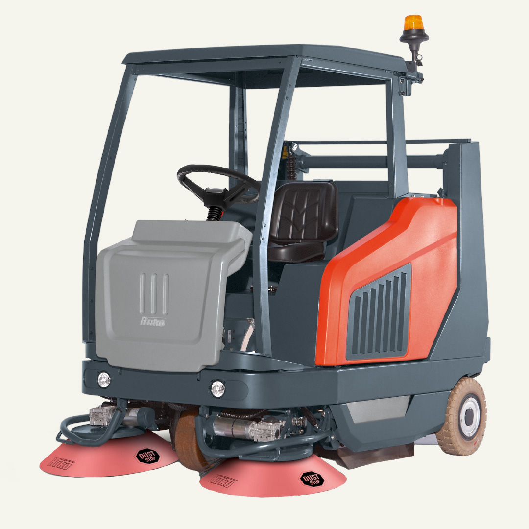 Varredora Hako Sweepmaster 1500 RH para limpeza profissional