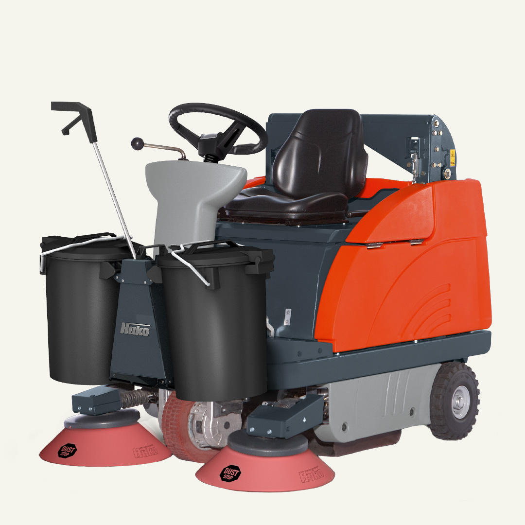 Varredora Hako Sweepmaster 980 R RH para limpeza profissional